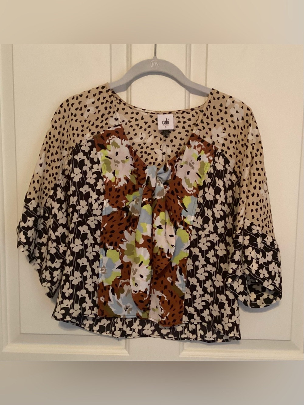CAbi 6508 Patchwork Top